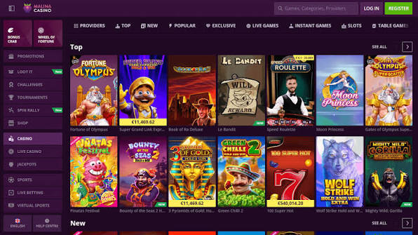 Malina Casino – Testbericht Malina Casino – Testbericht